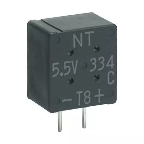Kemet Electric Double Layer Capacitor 0.1F, 5.5V, Super Radial, FM0H104ZF