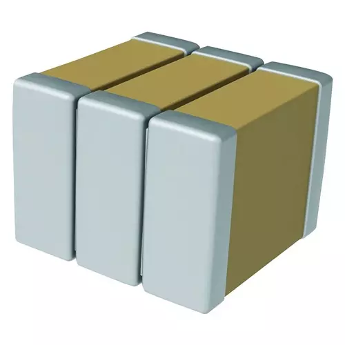 Kemet SMD MLCC Stacked Multilayer Ceramic Capacitor Stacked, 0.66Uf, 500V, C0G, 3640, CKC33C664KCGLC7805
