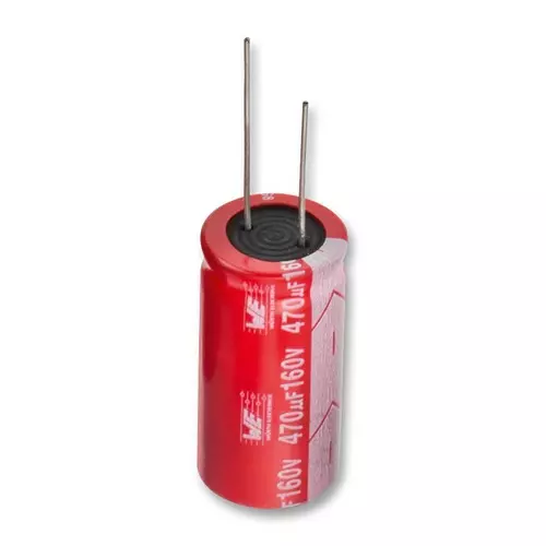 WURTH ELEKTRONIK Leaded Aluminium Electrolytic Capacitor 220µf, 50V, 20%, 860010675018
