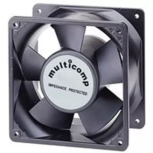 MULTICOMP Axial Fan, 40 mm, 12Vdc, 6.3Cfm, Mc002691