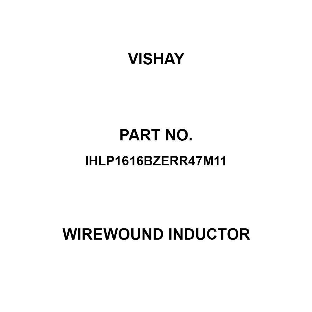 Vishay Wirewound Inductor 4.45x4.06x2 mm Dimension, IHLP1616BZERR47M11 (Pack of 5)