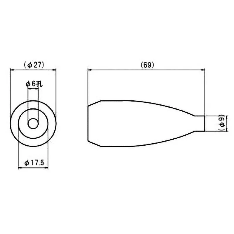 Sato Parts Clip Cap 30 Amp Rating, C-3-30C-B