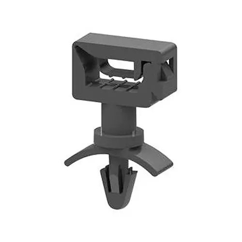 ESSENTRA COMPONENTS Cable Clips WIRE SADDLE, FLAT, PUSH IN, NYLON6.6/BLK, FCWSS-1-01BK (Pack of 5)