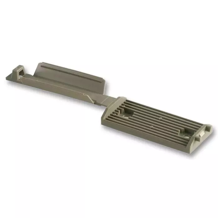 PANDUIT Cable Clips LATCHING MOUNT, FLAT CABLE, PK100, FCM2-S6-C14 (Pack of 100)
