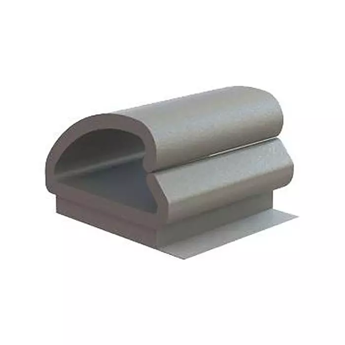 ESSENTRA COMPONENTS Cable Clips CABLE CLAMP, PVC, GREY, 19.1MM, KKD-12-RT (Pack of 2)