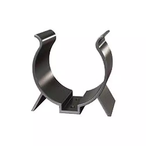 ESSENTRA COMPONENTS Cable Clips SCREW MOUNT CABLE CLAMP, BLK, 1.75", PVC, V-1028
