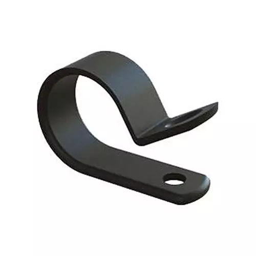 ESSENTRA COMPONENTS Cable Clips CABLE CLAMP, NYLON 6.6, BLACK, 14.3MM, N-9B-BK (Pack of 10)