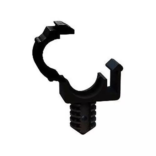 ESSENTRA COMPONENTS Cable Clips CABLE CLAMP, HINGED, NYLON 6.6, BLACK, 23RCFB035CB (Pack of 5)