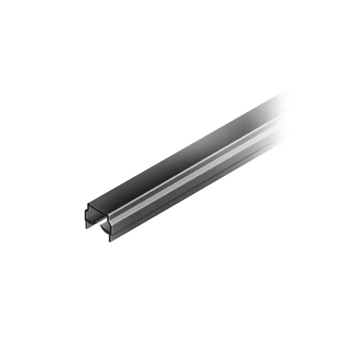 RS PRO Cover Strip Polypropylene, Thermoplastic Elastomer Black 2 m 8 mm, 2768191 (Pack of 10 Pcs)