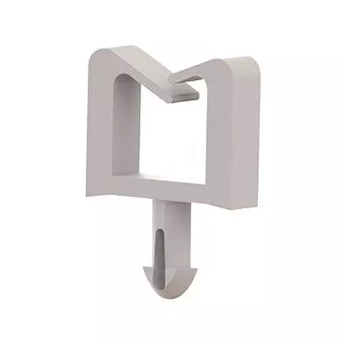 ESSENTRA COMPONENTS Cable Clips WIRE SADDLE, PUSH IN, NYLON 6.6, NATURAL, MWS-1-01 (Pack of 1000)