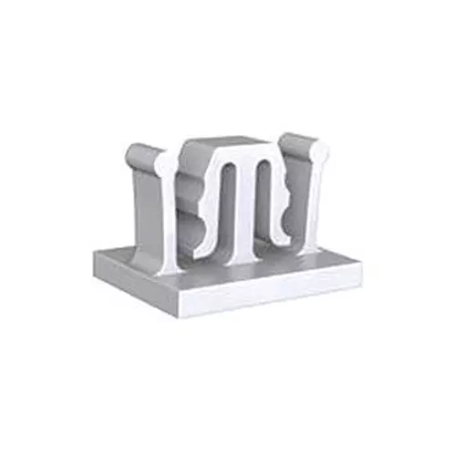 ESSENTRA COMPONENTS Cable Clips CABLE CLAMP, NATURAL, NYLON 6.6, 12.7MM, OFHB2-4A1-RT-19 (Pack of 5)