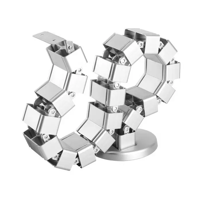 StarTech.com Cable Sleeve Plastic Spool & Steel Bracket Silver 129 mm Diameter, CMVBMOD