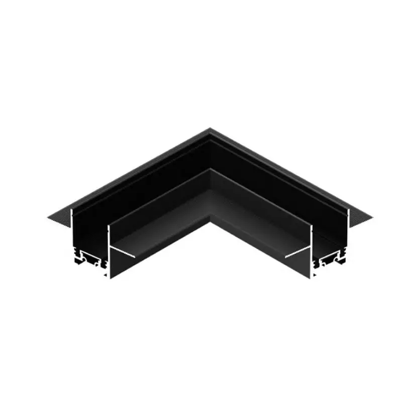 Sturlite Horizontal SMA09 CONCEALED Jointer 90° Plastic Black for Home & Office, LG-0342-C0N-HR