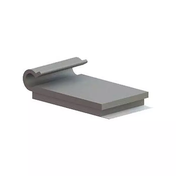 ESSENTRA COMPONENTS Cable Clips CABLE CLAMP, PVC, GREY, 3.2MM, KKJ-2-RT (Pack of 5)