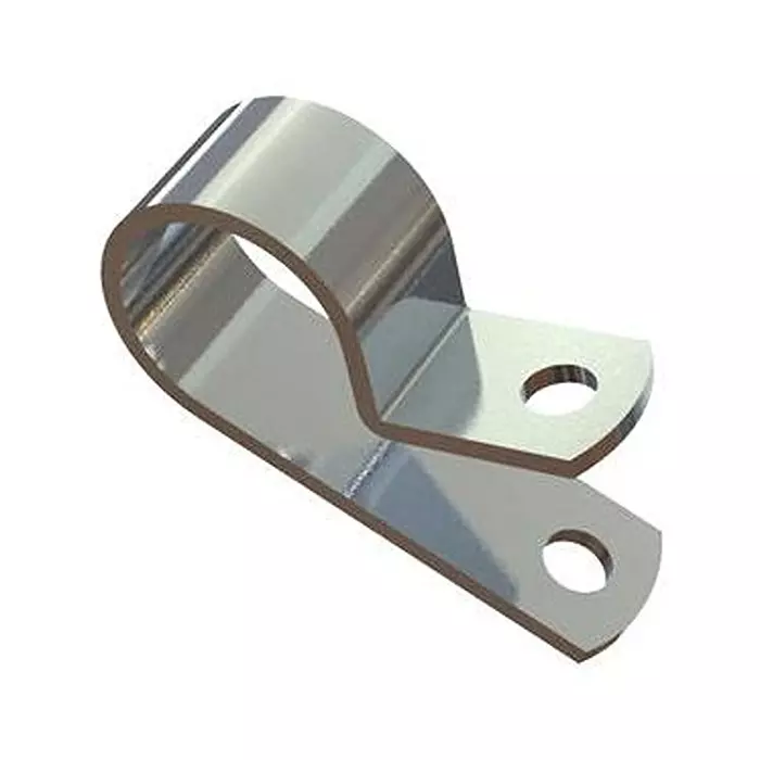 ESSENTRA COMPONENTS Cable Clips CABLE CLAMP, ALUMINIUM ALLOY, 14.3MM, AL9A (Pack of 5)
