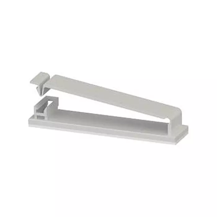 ESSENTRA COMPONENTS Cable Clips ADHESIVE CABLE CLAMP, NATURAL, NYLON 6.6, FCW-30-19