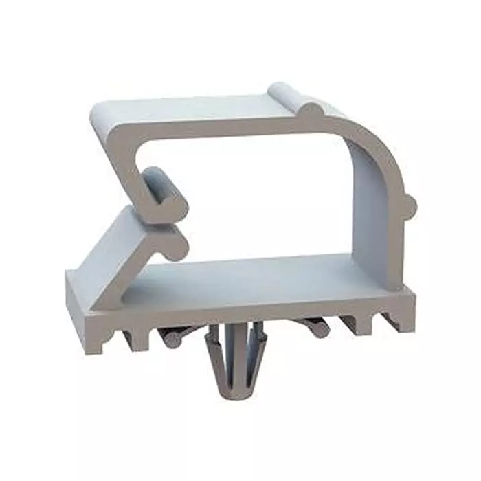 ESSENTRA COMPONENTS Cable Clips WIRE SADDLE, PUSH IN, NYLON 6.6, NATURAL, 22SEWC750100