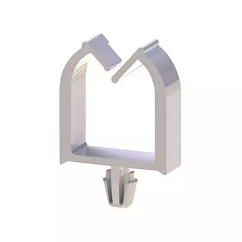 ESSENTRA COMPONENTS Cable Clips WIRE SADDLE, PUSH IN, NYLON 6.6, NATURAL, MWSEA2-1-01 (Pack of 5)