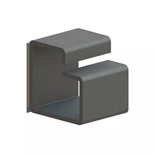ESSENTRA COMPONENTS Cable Clips CABLE CLAMP, BLACK, PVC, 30.5MM, OFCC-16A-RT (Pack of 2)