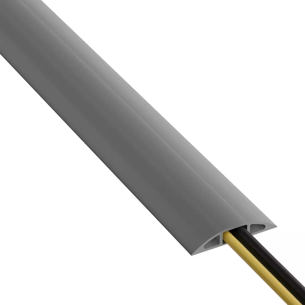 RS PRO Cable Cover 9 mx60 mm Polyvinyl Siloxane Grey, 137636