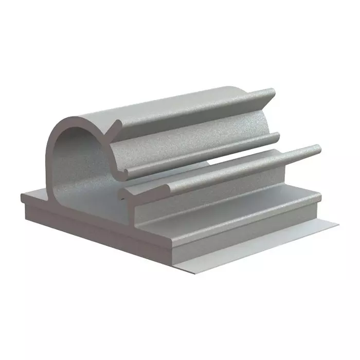 ESSENTRA COMPONENTS Cable Clips CABLE FASTENER, KKL-8-RT (Pack of 2)