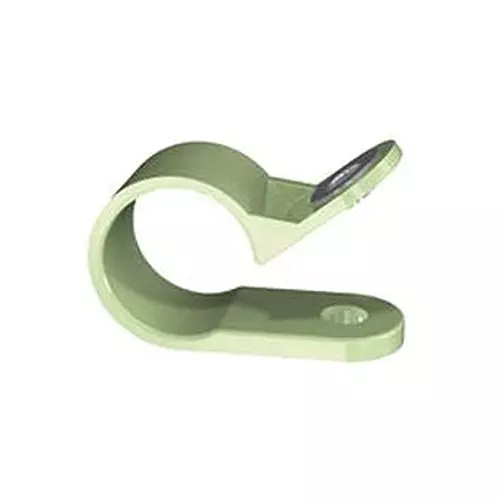 ESSENTRA COMPONENTS Cable Clips CABLE CLAMP, 0.4375", NYLON, GRN, SCREW, NM-7-F7