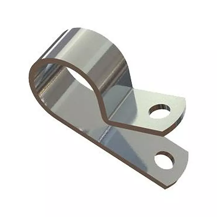 ESSENTRA COMPONENTS Cable Clips CABLE CLAMP, ALUMINIUM ALLOY, 19.1MM, AL12 (Pack of 2)