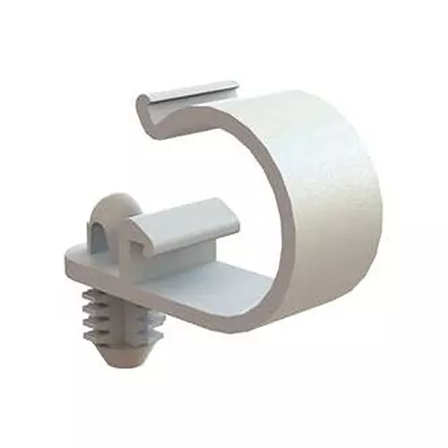 ESSENTRA COMPONENTS Cable Clips CABLE CLAMP, PUSH IN, NYLON 6.6, NATURAL, BHLWHC-750-01 (Pack of 5)