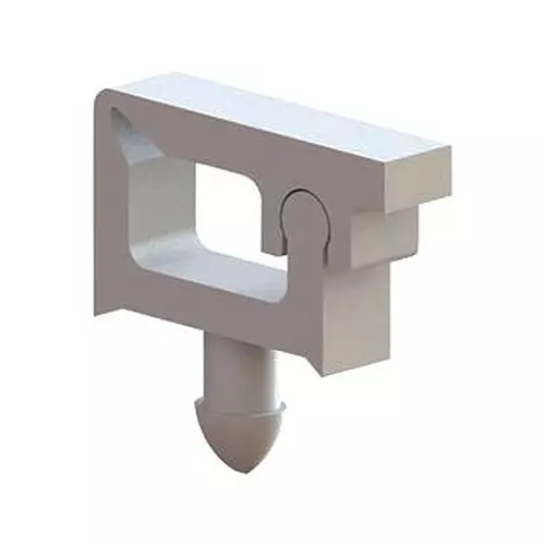 ESSENTRA COMPONENTS Cable Clips CABLE CLAMP, NYLON, NATURAL, 8.7MM, MWSLT-1-19 (Pack of 5)