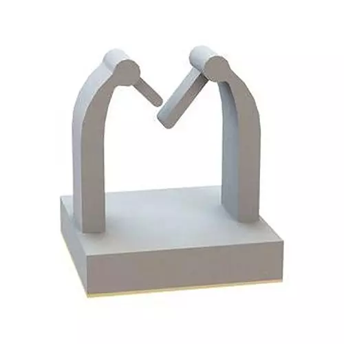 ESSENTRA COMPONENTS Cable Clips WIRE SADDLE, ADHESIVE, PA66, NATURAL, 22MWCA350500 (Pack of 5)