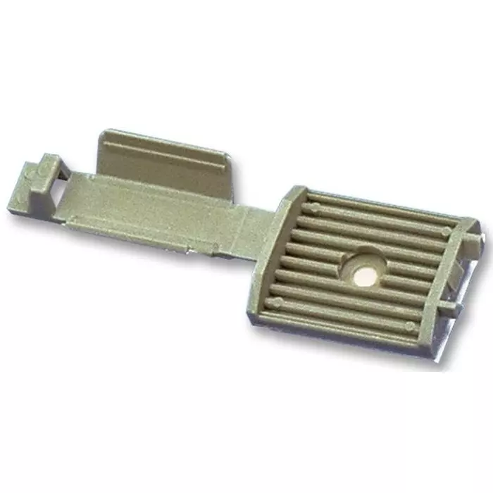 PANDUIT Cable Clips LATCHING MOUNT, FLAT CABLE, PK100, FCM1-A-C14 (Pack of 100)