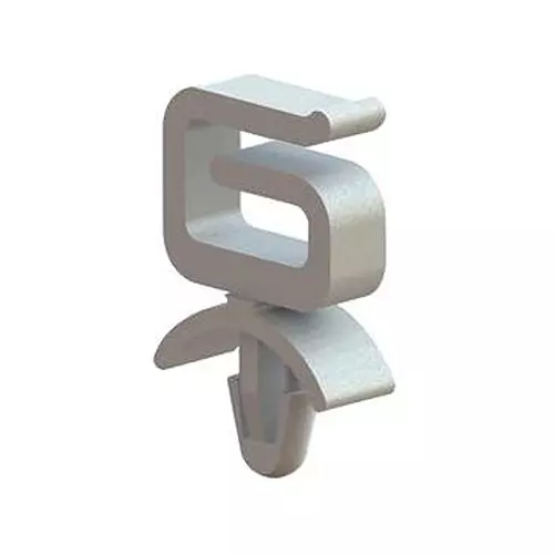 ESSENTRA COMPONENTS Cable Clips WIRE SADDLE, PUSH IN, NYLON 6.6, NATURAL, MOFNSP-2-01 (Pack of 5)