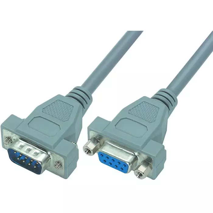 L-COM COMPUTER CABLE, SERIAL, 25FT, GRAY, CSM9MF-25