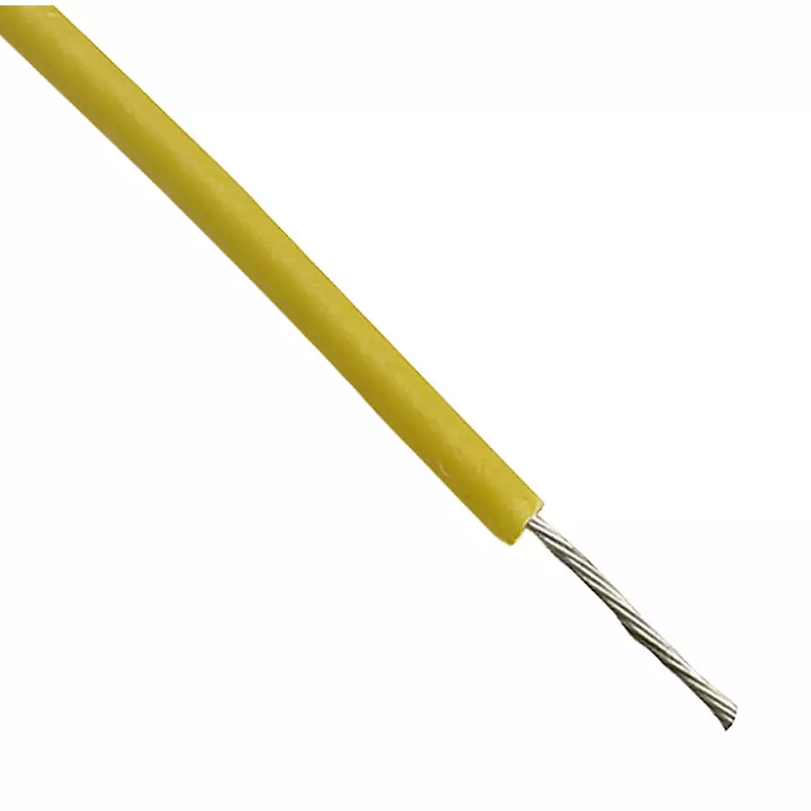 Alpha Wire Wire, Yel, 18Awg, 16/30Awg, 30.5M, 3075 YL005