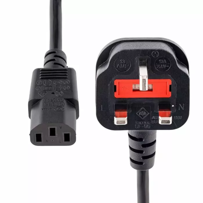 StarTech.com Power Socket Power Cable Male to Female 3 m, PXT101UK3M