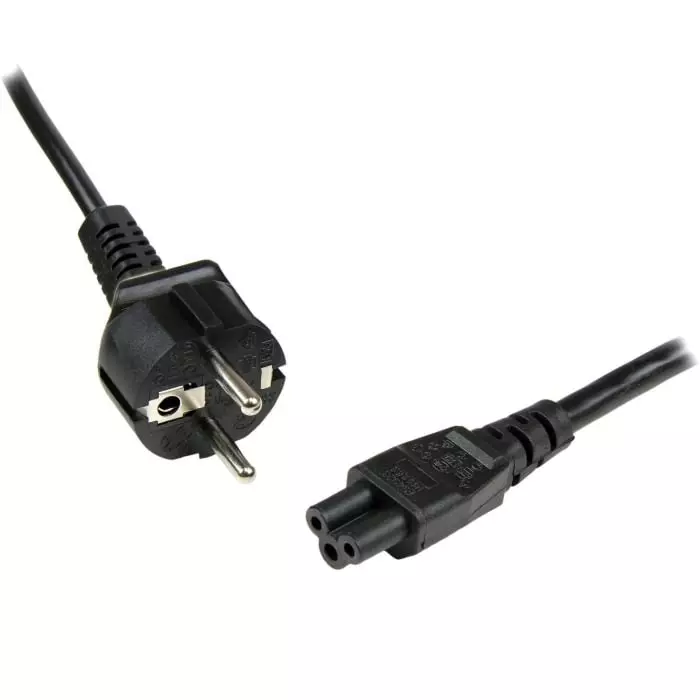 StarTech.com Power Cable Male to Male 18 AWG 250 V 2.5 A 1 m, PXTNB3SEU1M