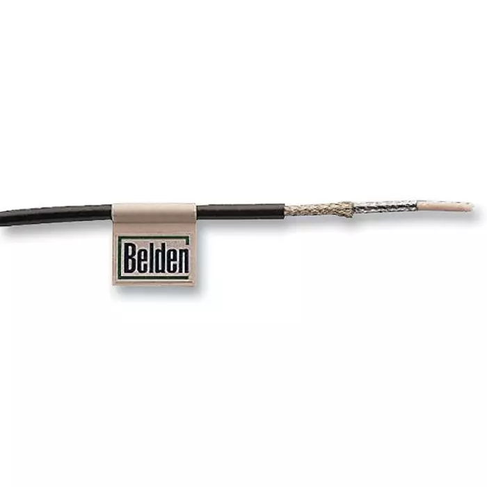 BELDEN Cable, Coax, Black, 3.81 mm, 304.8M, 1865A 0101000