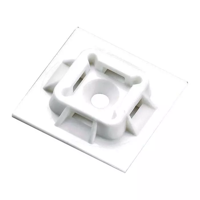 PANDUIT Cable Tie Mount, 25.4 mm, Pa66, Natural, Abm100-S6-C69