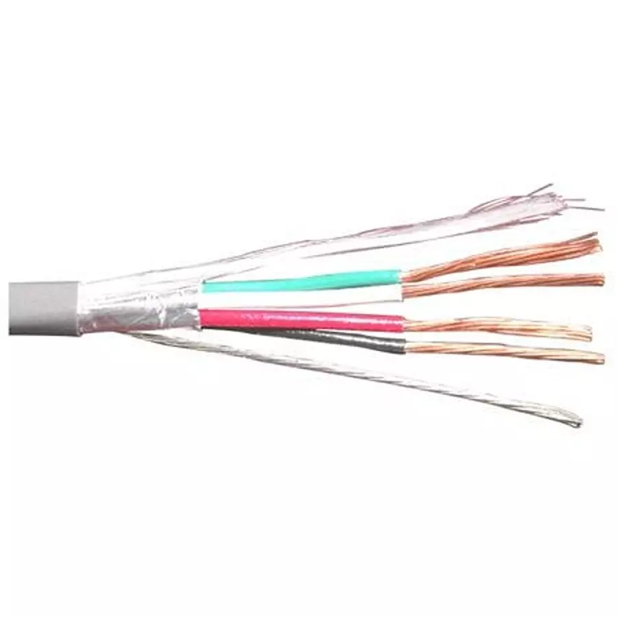 BELDEN Shielded Multiconductor Cable, 4 Conductor, 24Awg, 100Ft, 600V, 83348E 009100 (Pack of 100)