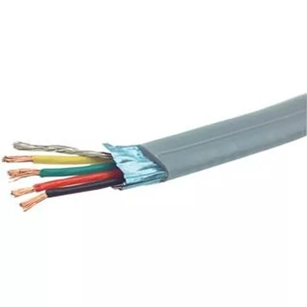 MULTICOMP Shielded Multiconductor Cable, 6 Conductor, 24Awg, 100Ft, 150V, Spc19819-Sl