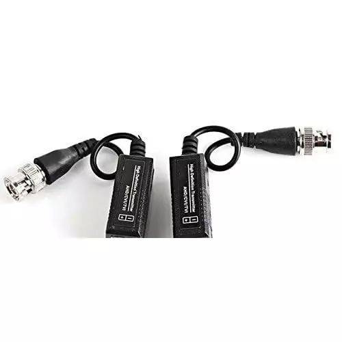 generic-bnc-to-utp-high-definition-bnc-to-utp-cat55e6-video-balun-hd-transceivers-adapter-transmitter-support-720p1080p-ahdcvitvi-cctv-camera-black-pack-of-2