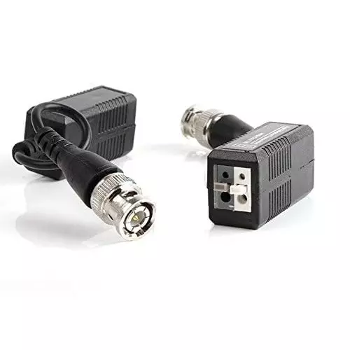 generic-bnc-to-utp-high-definition-bnc-to-utp-cat55e6-video-balun-hd-transceivers-adapter-transmitter-support-720p1080p-ahdcvitvi-cctv-camera-black-pack-of-2