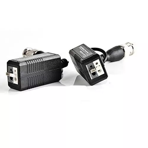 generic-bnc-to-utp-high-definition-bnc-to-utp-cat55e6-video-balun-hd-transceivers-adapter-transmitter-support-720p1080p-ahdcvitvi-cctv-camera-black-pack-of-2