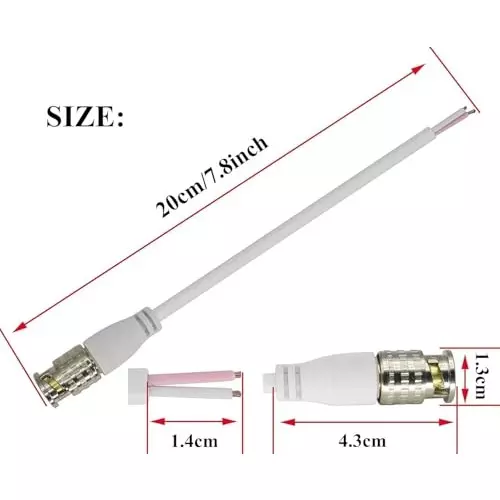 generic-bnc-extension-video-plug-to-bare-wire-open-end-extension-cable-tail-bnc-plug-male-for-cctv-surveillance-dvr-camera-monitoring-system-repair-20cm78inch-5-pcs