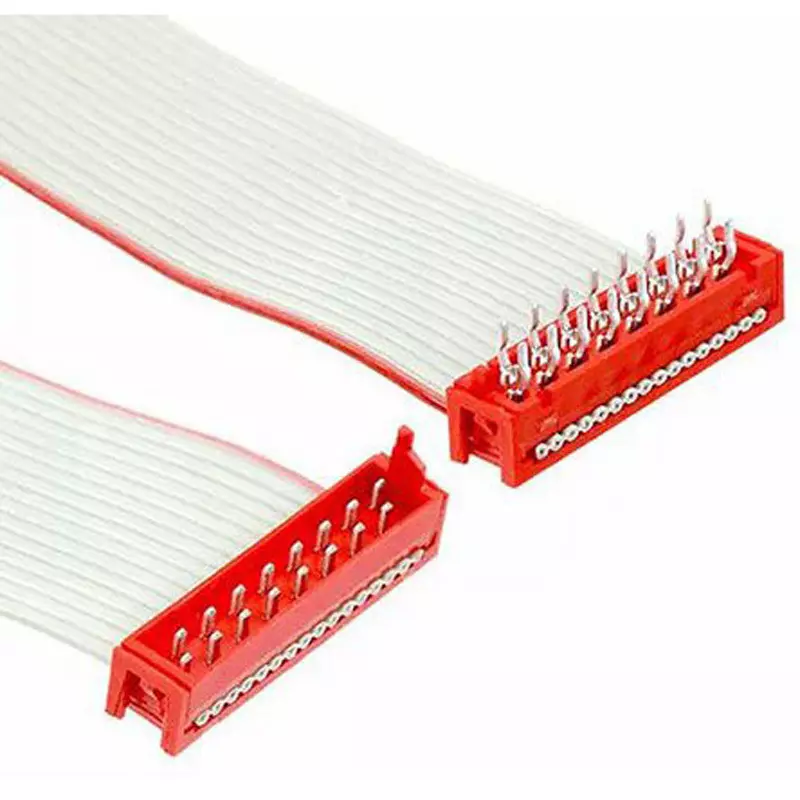 TE CONNECTIVITY Ribbon Cable [Line Spacing] 1.27 Cell Spacing Unshielded Shielding, 2205074-1 (Pack of 100)