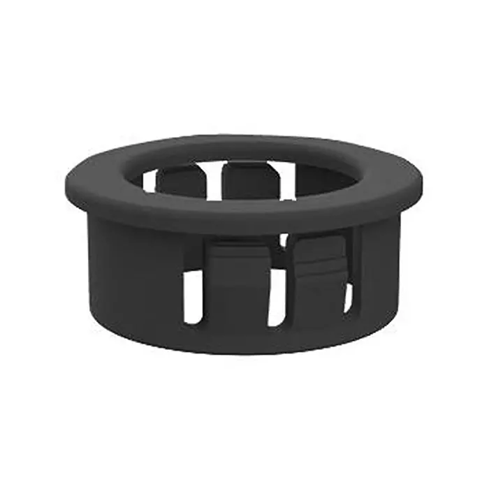 ESSENTRA COMPONENTS Cable Grommets GROMMET, NYLON 6, 1", BLACK, 22MP10012 (Pack of 500)