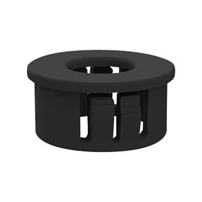 ESSENTRA COMPONENTS Cable Grommets GROMMET, NYLON 6, 0.875", BLACK, 22MP08707 (Pack of 5)