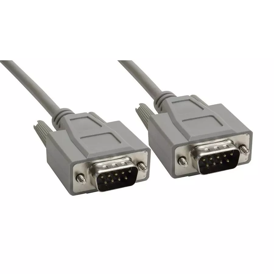 AMPHENOL CABLES ON DEMAND COMP CABLE, D SUB 9P PLUG-PLUG, 50FT, CS-DSSMDB9MM0-050