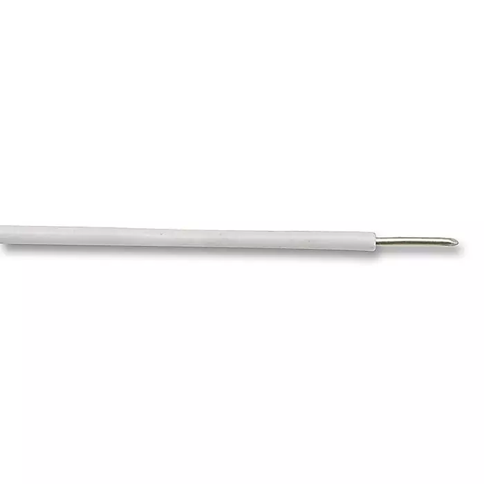 BRAND REX Wire, Ptfe, A, White, 1/0.4Mm, 100M, SPC00440A003 100M