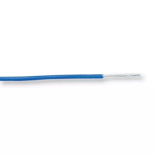 BRAND REX Wire, Ptfe, A, Blue, 7/0.2Mm, 100M, SPC00443A004 100M